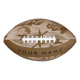 Woestijn camouflagepatroon, uw naam, personalisere american football