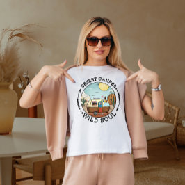 Woestijn camper wilde ziel t-shirt