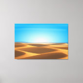 woestijn canvas afdruk (Voorkant)