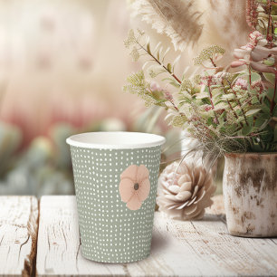 Woestijn Chic Baby Shower Papieren Bekers