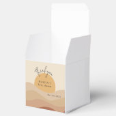 Woestijn Chic Boho Aards Baby Shower Welkom Bedankdoosjes (Geopend)