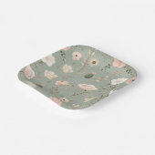 Woestijn chic papieren bordje (Gebogen)