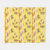 Woestijn Cowboy Paard Mesa Cactus Gier Rustiek Fleece Deken (Voorkant (Horizontaal))