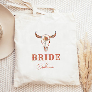 Woestijn Cowgirl Laatste Rodeo Bruid Tote Bag
