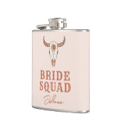 Woestijn Cowgirl Laatste Rodeo Bruids Team Fles Heupfles (Links)