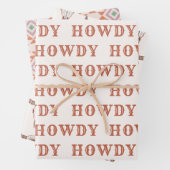 Woestijn Cowgirl Laatste Rodeo Inpakpapier Vellen (In situ)