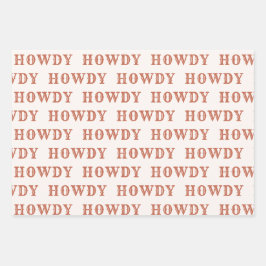 Woestijn Cowgirl Laatste Rodeo Inpakpapier Vellen