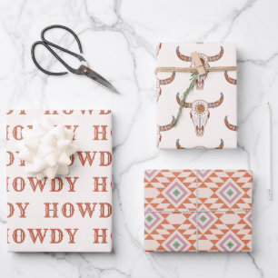Woestijn Cowgirl Laatste Rodeo-papierbladen Inpakpapier Vel