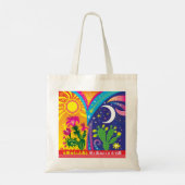 Woestijn Dag en Nacht Tote Bag (Achterkant)