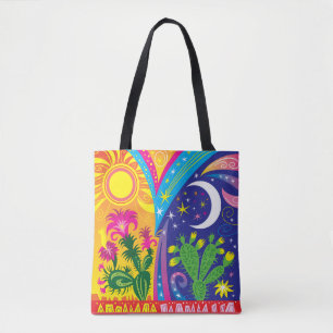 Woestijn Dag en Nacht Tote Bag