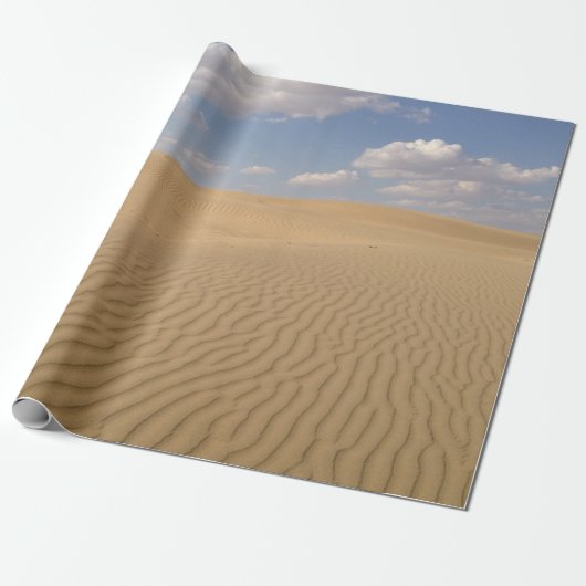 Woestijn dagbeeld cadeaupapier (Uitgerold)
