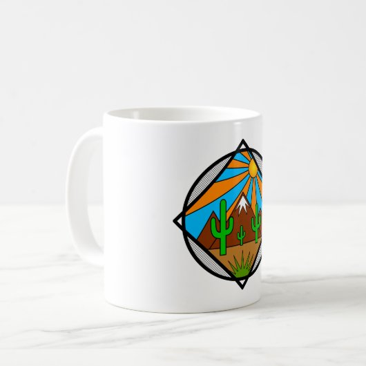 Woestijn Design Mok (Voorkant links)