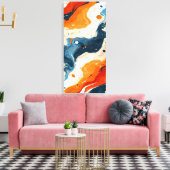 Woestijn & Diepe Zee Canvas Afdruk (Insitu (Woonkamer))