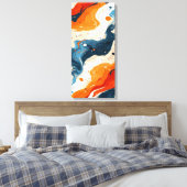 Woestijn & Diepe Zee Canvas Afdruk (Insitu (Slaapkamer))