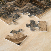 Woestijn Diner Southwest Highway Winter Game Legpuzzel (Zijkant)