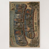 Woestijn Diner Southwest Highway Winter Game Legpuzzel (Verticaal)
