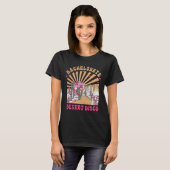 Woestijn Disco Bruid Squad Bruiloft Feest Afscheid T-shirt (Voorkant volledig)