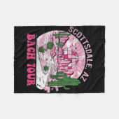 Woestijn Disco Scottsdale Bachelorette Feest Weste Fleece Deken (Voorkant (Horizontaal))