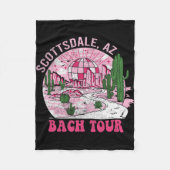 Woestijn Disco Scottsdale Bachelorette Feest Weste Fleece Deken (Voorkant)