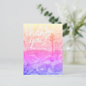 Woestijn Dromen Waterverf New Mexico Zonsondergang Briefkaart (Staand voorkant)