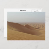 Woestijn, Dubai Briefkaart (Voorkant / Achterkant)