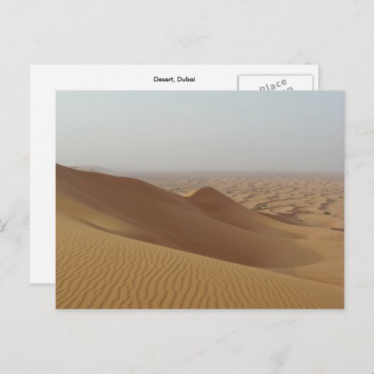 Woestijn, Dubai Briefkaart (Voorkant / Achterkant)