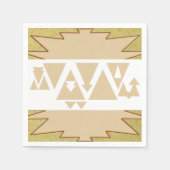 Woestijn Dwellers Sandy Colors Servet (Voorkant)