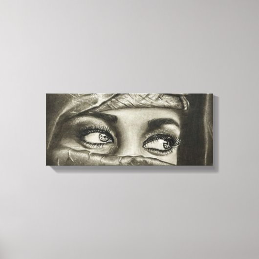 Woestijn Fluistering Canvas Afdruk (Voorkant)