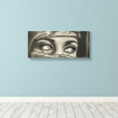 Woestijn Fluistering Canvas Afdruk (Insitu (Houten vloer))