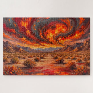 Woestijn Geest: Galerij Editie Zonne Vortex Legpuzzel