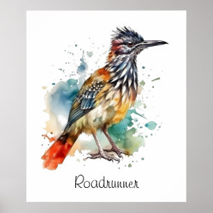 Woestijn Geest, Renner in Aquarel op maat Poster