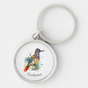 Woestijn Geest, Renner in Aquarel op maat Sleutelhanger