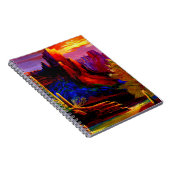 Woestijn Geschilderd door zonneklaar Notitieboek (Rechterzijde)