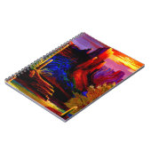 Woestijn Geschilderd door zonneklaar Notitieboek (Linkerzijde)