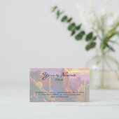 Woestijn Geschilderd door zonneklaar Visitekaartje (Staand voorkant)