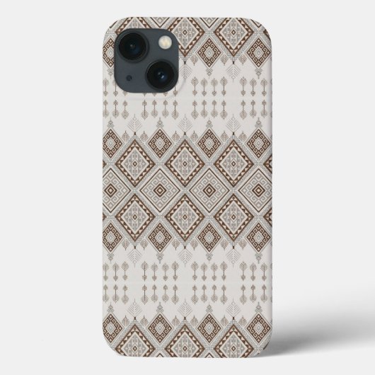 Woestijn Harmonie Bruin Marokkaans Geometrisch Sta Case-Mate iPhone Case (Achterkant)