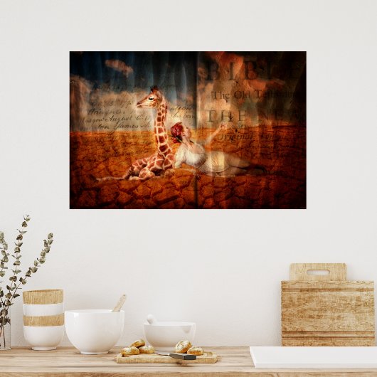 Woestijn (Hosea 2) Poster (Keuken)