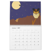 Woestijn Illustraties Kalender (Jan 2027)