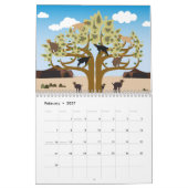 Woestijn Illustraties Kalender (Feb 2027)