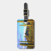 Woestijn in de lente bagagelabel (Voorkant verticaal)