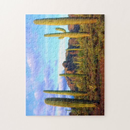 Woestijn in de lente legpuzzel (Verticaal)