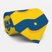 Woestijn in de nacht naadloos patroon stropdas (Opgerold)