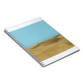 woestijn in de zon notitieboek (Rechterzijde)