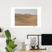 Woestijn in Dubai Poster (Thuiskantoor)