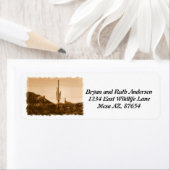 Woestijn in sepia etiket (Insitu)