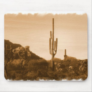 woestijn in sepia muismat