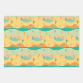 woestijn inpakpapier vel