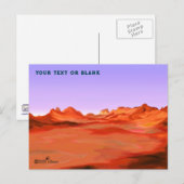 Woestijn kalm feestdagenkaart (Voorkant / Achterkant)