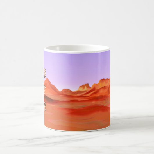 Woestijn kalm koffiemok (Center)