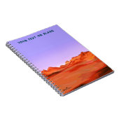 Woestijn kalm notitieboek (Rechterzijde)